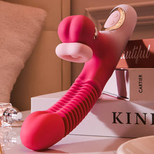 Load image into Gallery viewer, Joylume Sticky Mouth thrusting vibrator with suction, tongue motion, and gentle heating for layered stimulation