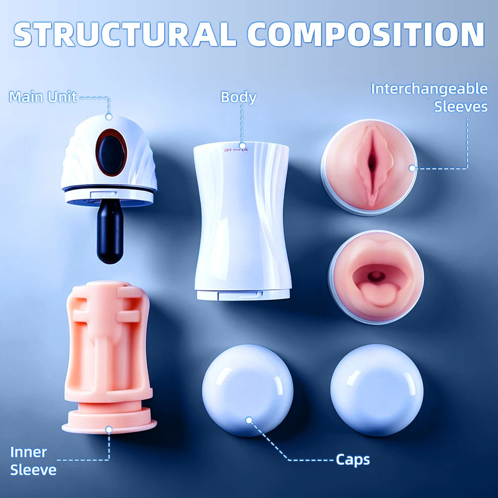 Switchsuck Dual Sleeve Pleasure Automatic Male Masturbator