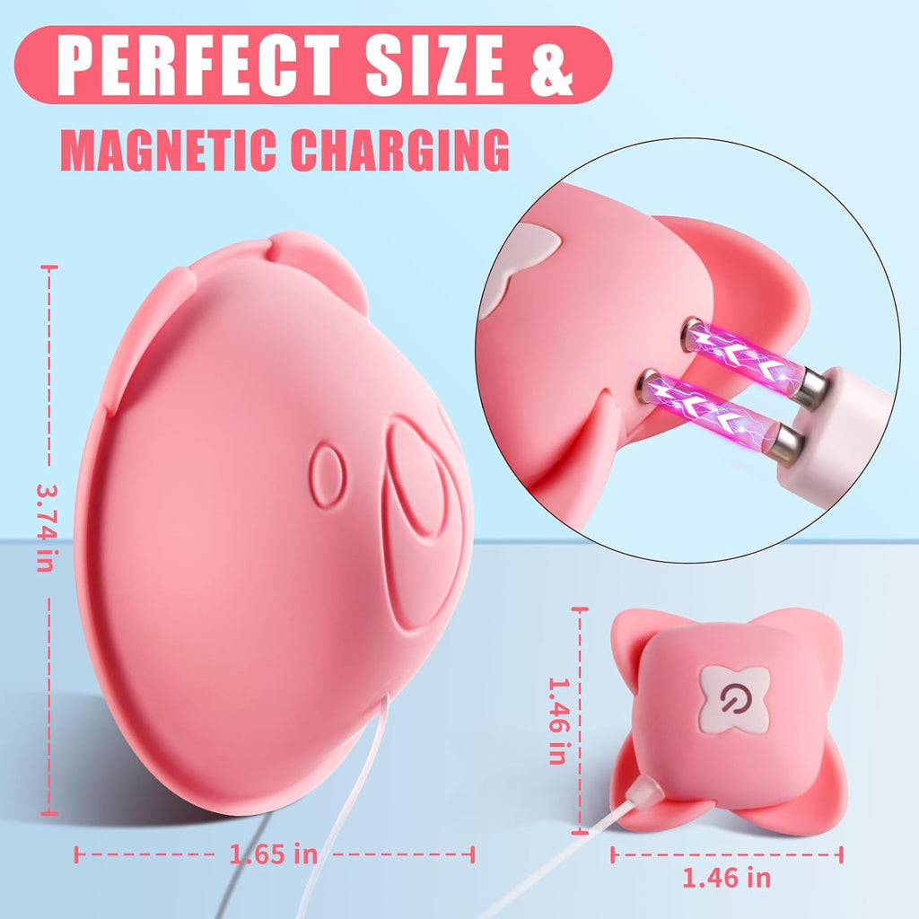 Joylume adjustable vibrating nipple clamps designed for comfortable fit