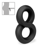 Julo medical-grade silicone double cock ring