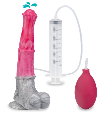 Kentucky suction-cup ejaculating horse dildo