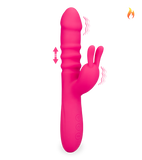 Love Zone thrusting and vibrating rabbit vibrator