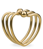 Loving Heart metal cock ring