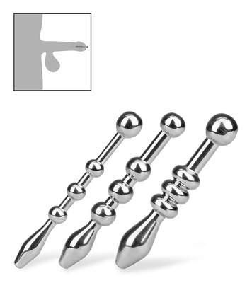 Marsnik set of three penis plugs