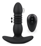 Mercury thrusting and vibrating butt plug