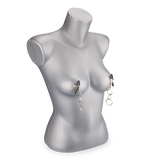 Metal nipple clamps 3 rings