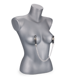 Nipple clamps with chain and weights