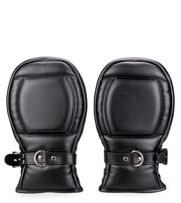 Padded protective gloves for puppy play