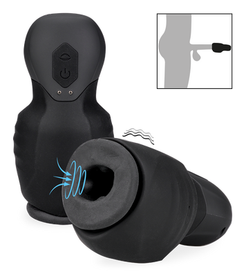 Payne vibrating and sucking penis tip masturbator