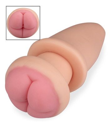 Penetrable butt plug for two