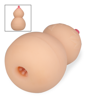 Penetrable TPE breast masturbator
