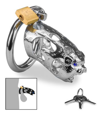 Pig Chinese zodiac penis chastity cage