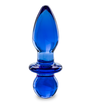 Pin glass anal plug