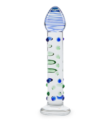 Poetry glass dildo