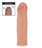 Realistic smooth liquid silicone penis sleeve
