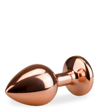 Rosebud rose gold butt plug size M 88g - 6 colours