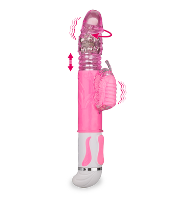 Rotating and thrusting rabbit vibrator 12 speeds