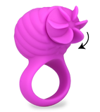 Rotating silicone cock ring