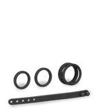 Set of four silicone cock rings