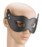 Sexy faux leather domino mask