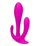 Triple stimulation butt plug