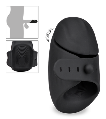 Turbulence adjustable vibrating masturbator