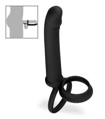 Twilight double cock ring and butt plug