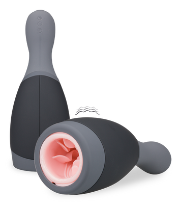 Vibrating air pressure sensor masturbator