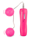 Vibrating textured Ben Wa balls