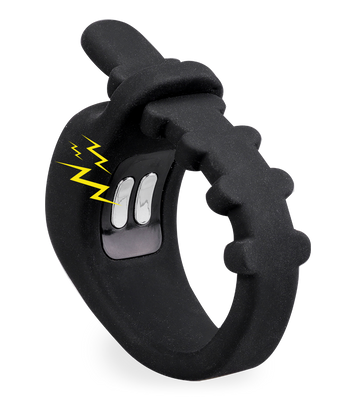 Voltage adjustable e-stim cock ring