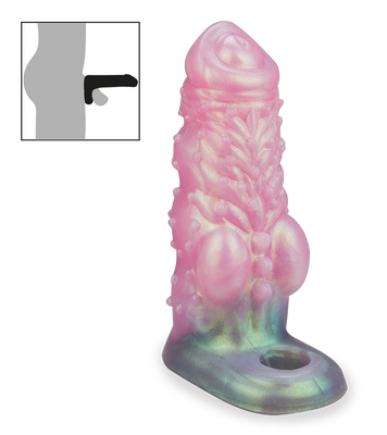 Werewolf silicone cock-sleeve